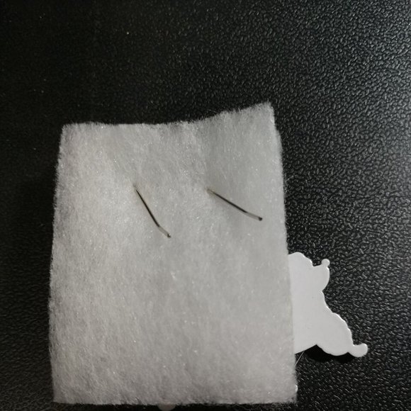 3/$15.00. Poodle Earrings in GIFT Box French Wire Black, Tan, And White New - Picture 3 of 5